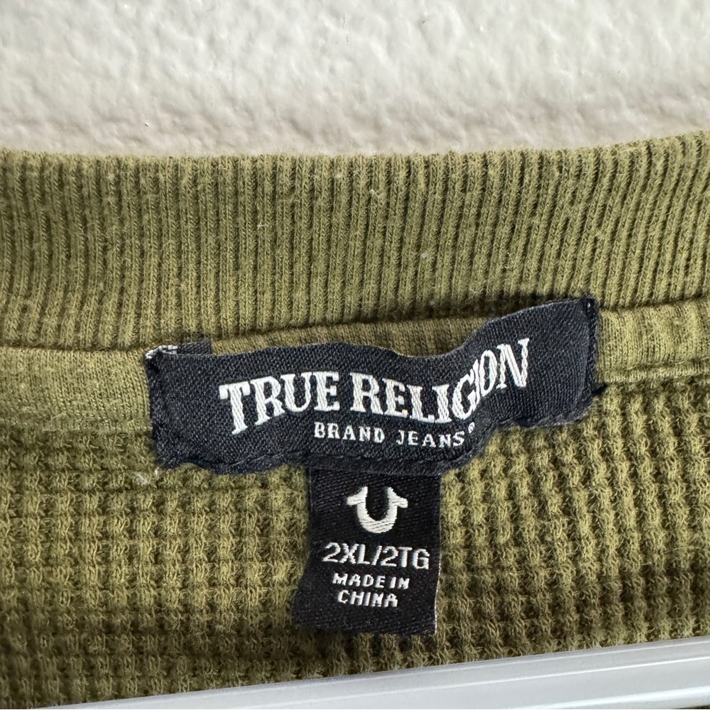 True Religion Thermal Shirt Size 2XL - Picture 3 of 6